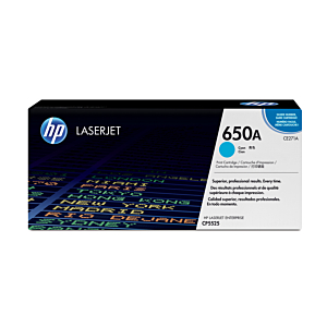 HP LASERJET CP 5525/ENTERPRISE M750N TONER CIAN 650A