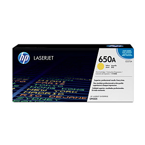 HP LASERJET CP 5525/ENTERPRISE M750N TONER AMARILLO 650A