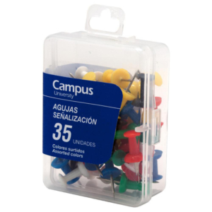 AGUJAS SEÑALIZADORAS CAMPUS UNIVERSITY SURTIDO (35UDS./CAJA)