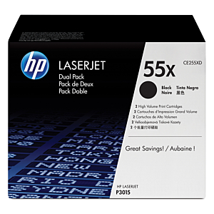 HP LASERJET P3011/P3015/M521 TONER NEGRO, 12.500 PAGINAS (PACK 2)
