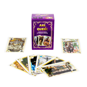 JUEGO DE CARTAS AHÍ QUEÓ