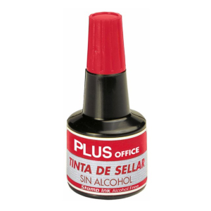TINTA PARA ALMOHADILLAS PLUS OFFICE ROJO