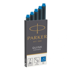 CARTUCHOS TINTA PARKER AZUL REAL LAVABLE