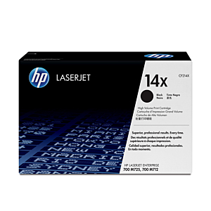HP LASERJET INTERPRISE 700MFP/M725 TONER NEGRO Nº14X