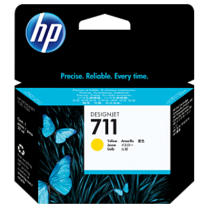 HP DESIGNJET T120/T520 CARTUCHO AMARILLO Nº711