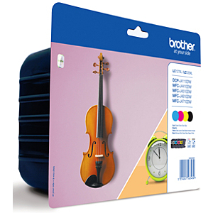 BROTHER PACK CARTUCHOS NEGRO, CIAN, MAGENTA Y AMARILLO  MFC-J4410DW/MFC-J4510DW, 1200 PAG