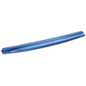 REPOSAMUÑECAS TECLADO FELLOWES GEL CRYSTAL AZUL                                                     