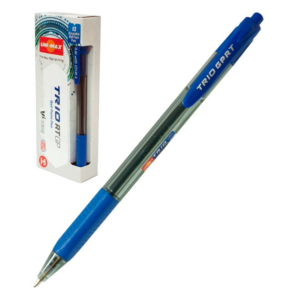 BOLÍGRAFO PLUS OFFICE TRIO RT GP RECTRÁCTIL AZUL
