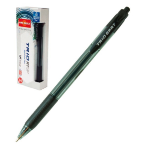 BOLÍGRAFO PLUS OFFICE TRIO RT GP RECTRÁCTIL NEGRO