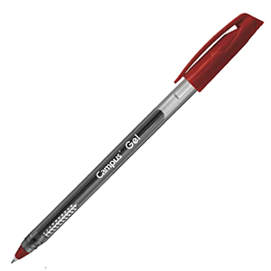 BOLÍGRAFO CAMPUS TINTA GEL ROJO