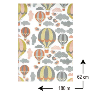 PAPEL DE REGALO KRAFT EN BOBINA DE 62 CM. ALTO REF. K-4903