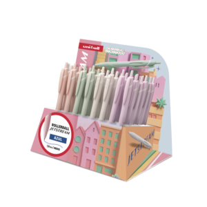 EXPOSITOR ROLLERBALL UNI-BALL JETSTREAM 48 UNID. COLORES PASTELES REF. SXN-150