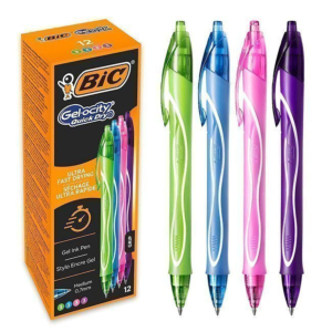 BOLÍGRAFO BIC GEL-OCITY TINTA GEL 4 COLORES SURTIDOS