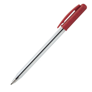 BOLÍGRAFO TRATTO RETRÁCTIL TINTA BASE DE ACEITE ROJO
