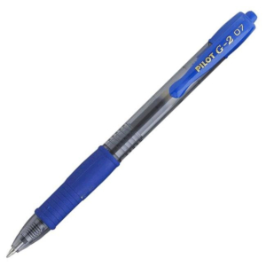 BOLÍGRAFO PILOT G-2+ TINTA GEL AZUL