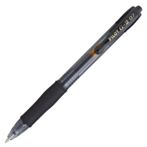 BOLÍGRAFO PILOT G-2+ TINTA GEL NEGRO