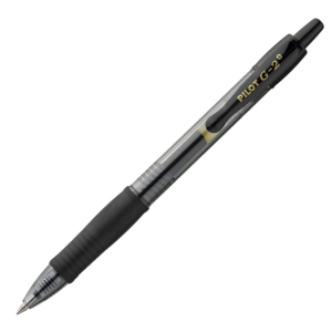 BOLÍGRAFO PILOT G-2+ TINTA GEL NEGRO