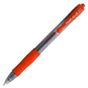 BOLÍGRAFO PILOT G-2+ TINTA GEL ROJO