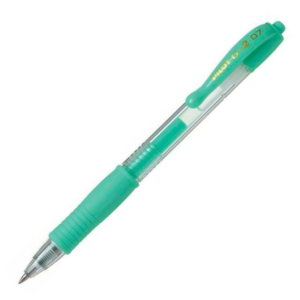 BOLÍGRAFO PILOT G-2 TINTA GEL TURQUESA