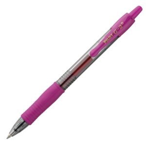 BOLÍGRAFO PILOT G-2+ TINTA GEL ROSA