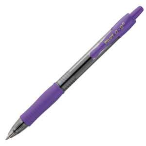 BOLÍGRAFO PILOT G-2+ TINTA GEL VIOLETA
