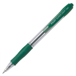 BOLÍGRAFO PILOT SUPERGRIP VERDE