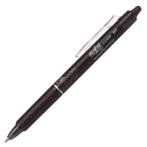 BOLÍGRAFO PILOT FRIXION CLICKER TINTA BORRABLE NEGRO