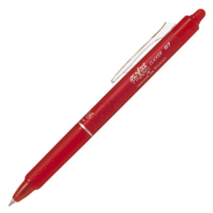 BOLÍGRAFO PILOT FRIXION CLICKER TINTA BORRABLE ROJO