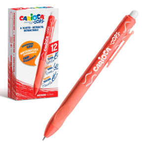 BOLÍGRAFO CARIOCA OOPS TINTA TERMOSENSIBLE BORRABLE ROJO
