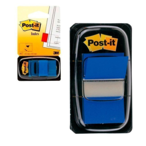MARCAPÁGINAS POST-IT INDEX 25,4X43MM AZUL (50 INDEX)
