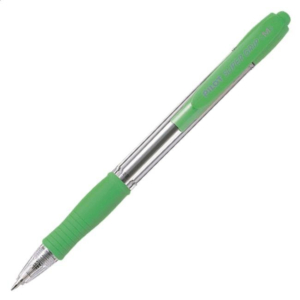 BOLÍGRAFO PILOT SUPERGRIP VERDE CLARO