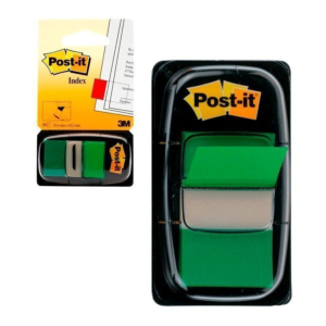 MARCAPÁGINAS POST-IT INDEX 25,4X43MM VERDE (50 INDEX)