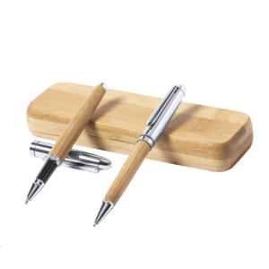 SET DE BOLÍGRAFO Y ROLLER DE MADERA SET NOTIUM REF. 1224