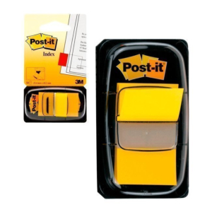 MARCAPÁGINAS POST-IT INDEX 25,4X43MM AMARILLO (50 INDEX)
