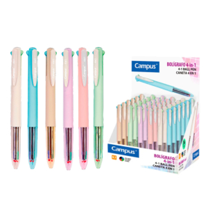 BOLÍGRAFO SOFT CAMPUS 4 COLORES EN 1 REF. 81807