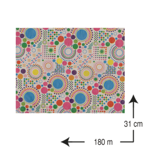 PAPEL DE REGALO KRAFT EN BOBINA DE 31 CM. ALTO REF. K-4908