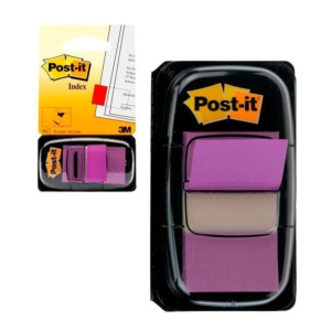 MARCAPÁGINAS POST-IT INDEX 25,4X43MM LILA (50 INDEX)