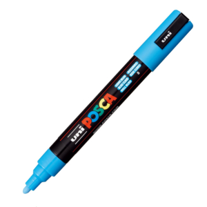 ROTULADOR UNI-BALL POSCA AZUL CLARO REF. PC-5M