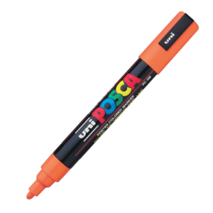 ROTULADOR UNI-BALL POSCA NARANJA REF. PC-5M