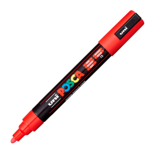 ROTULADOR UNI-BALL POSCA ROJO REF. PC-5M