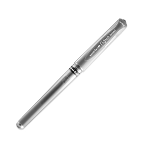 ROLLER UNI-BALL SIGNO BROAD TINTA GEL PLATA REF. UM-153