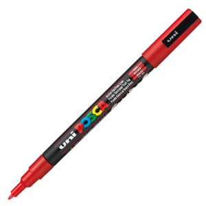 ROTULADOR UNI-BALL POSCA ROJO REF. PC-3M