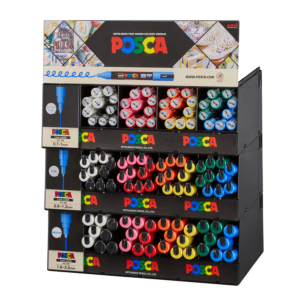 EXPOSITOR ROTULADOR UNI-BALL POSCA 112 UNID. REF. PC-1M-3M-5M