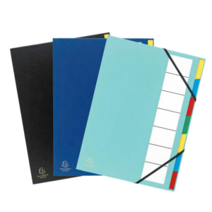 CARPETA CLASIFICADORA EXACOMPTA A4 HARMONIKA NATURE FUTURE 7 SEPARADORES COLORES SURTIDOS           