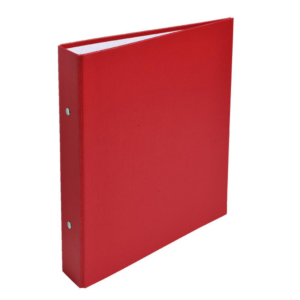 CARPETA A5 EXACOMPTA 2 ANILLAS 25 MM ROJO                                                           