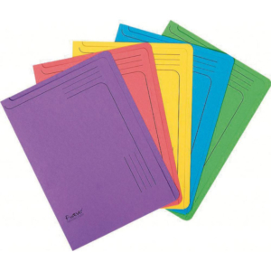 SUBCARPETA CON BOLSA A4 EXACOMPTA 290G COLORES SURTIDOS                                             