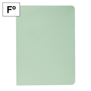 SUBCARPETA CARTULINA PLUS OFFICE FOLIO 200G VERDE CLARO                                             