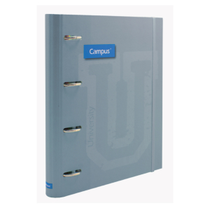 CARPETA RINGBOOK SOFT CAMPUS UNIVERSITY 4 ANILLAS + RECAMBIO AZUL MANHATTAN                         