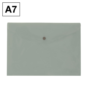 SOBRE 2017 PLUS OFFICE A7 PLÁSTICO APAISADO BROCHE GRIS MANHATTAN                                   