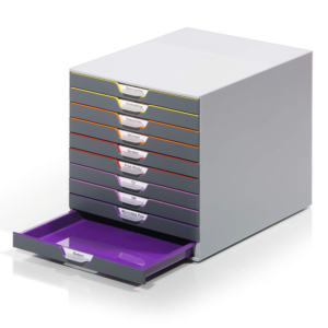 MÓDULO ARCHIVADOR DURABLE VARICOLOR 10 CAJONES                                                      